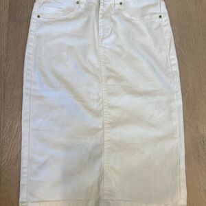 Blank NYC white denim skirt sz 26